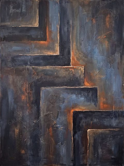 Stepped Reliquary — printable digital art preview