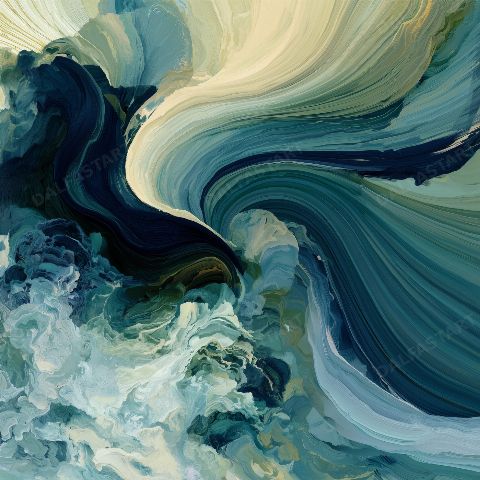 Slate Current — printable digital art preview