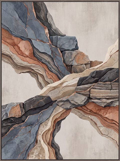 Canyon Seam — printable digital art preview