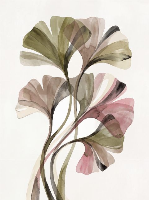 Ginkgo Study — printable digital art preview