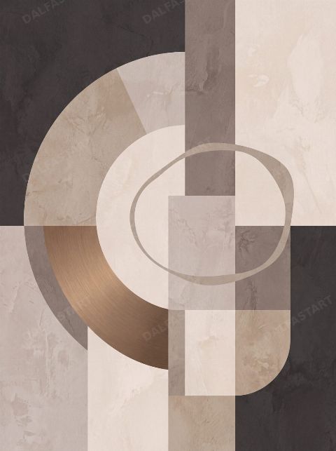 Concentric Grey — printable digital art preview