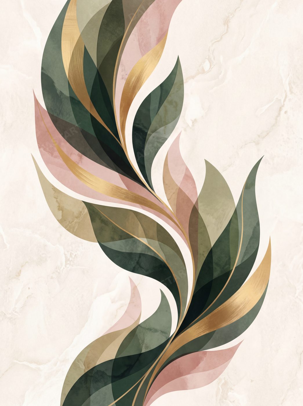 Feathered Leaves — full preview