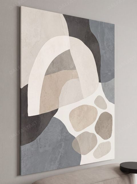Pebble Panel — printable digital art preview