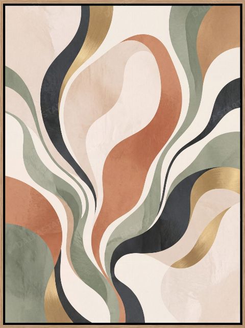 Flame Garden — printable digital art preview