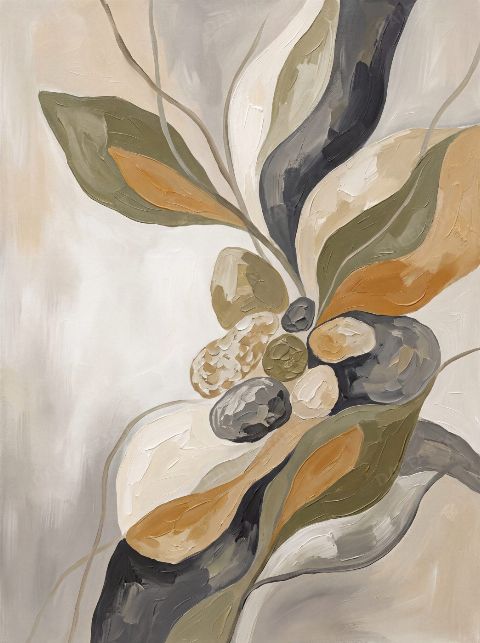 Olive Sprig — printable digital art preview