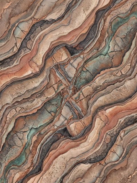Sandstone Layers — printable digital art preview
