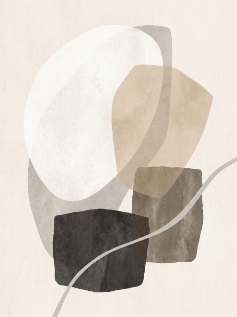 Ink Stones — printable digital art preview