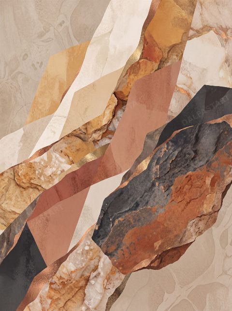 Marbled Slabs — printable digital art preview