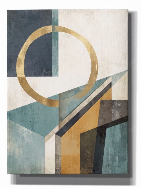 Teal Ring — printable digital art preview