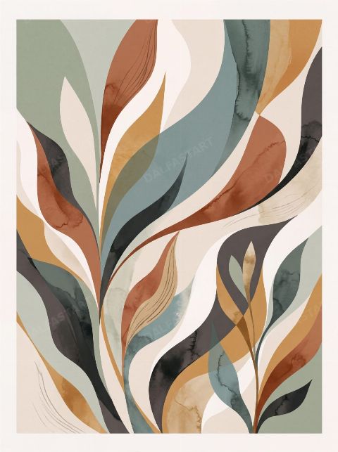 Botanical Chorus — printable digital art preview
