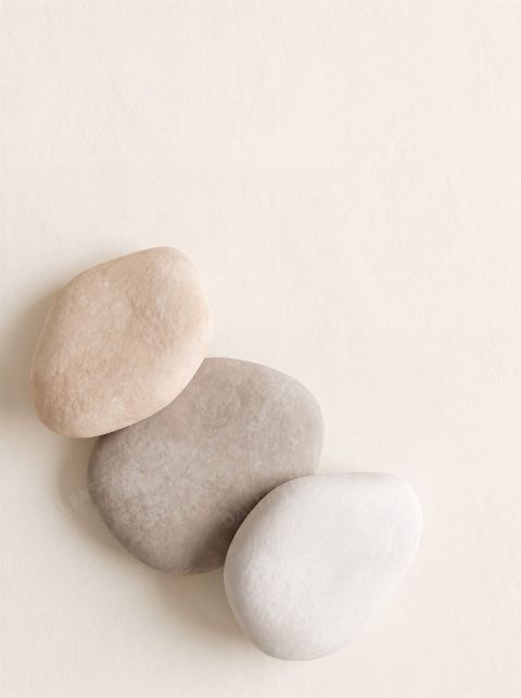Three Pebbles — printable digital art preview