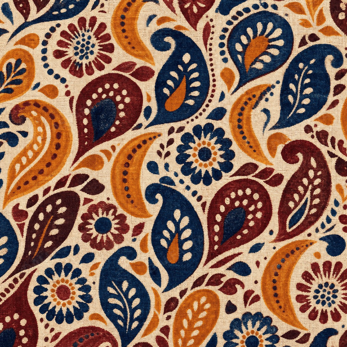 Indian Textile Changing Paisley — full preview