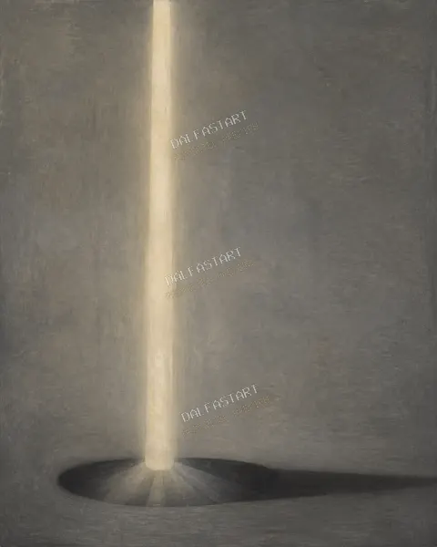Reflexión una luz cinco silencios — printable digital art preview