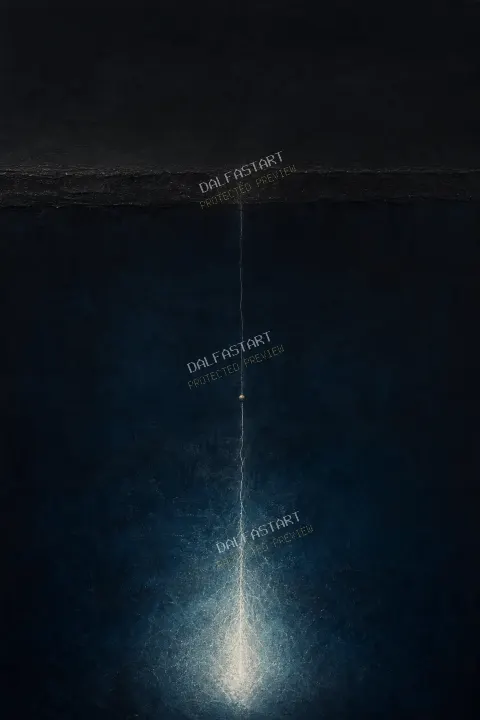 Luz oceánica Rechazada superficie — printable digital art preview