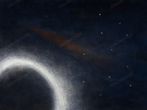 Dark Sky Night Returns Smallest Lights — printable digital art preview