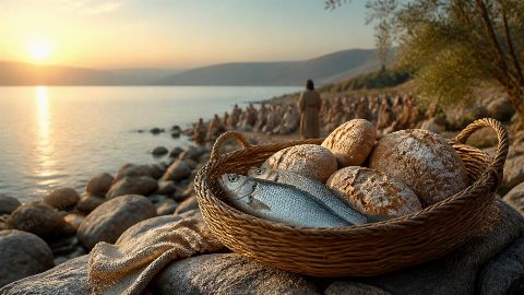 Loaves And Fish — printable digital art preview