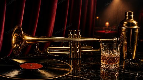 After Hours Jazz — printable digital art preview