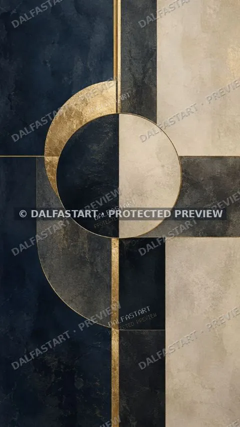 التوقف الحاسم — printable digital art preview