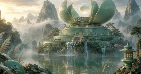 Observatorio de Celadón — printable digital art preview