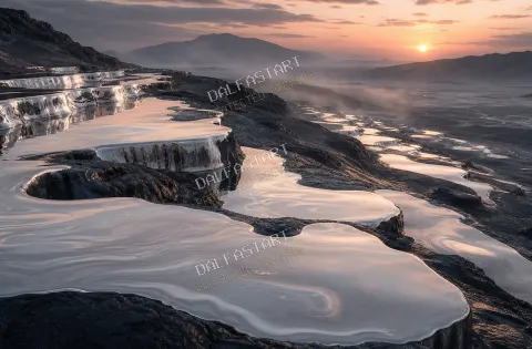 Terrazas de Mercurio — printable digital art preview