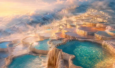 Terraza Infinita — printable digital art preview