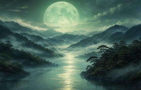 Amanecer Celadón — printable digital art preview