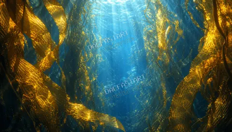 Kelp Dorado — printable digital art preview