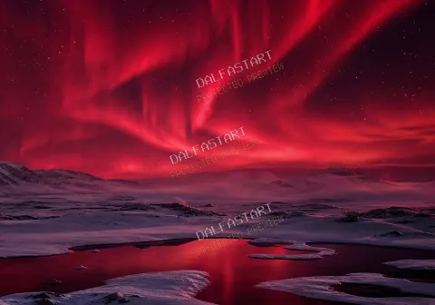 Aurora Rubí — printable digital art preview