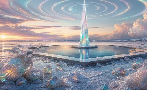 Opal Signal — printable digital art preview