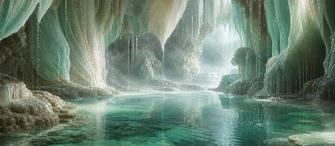 Celadon Cavern — printable digital art preview