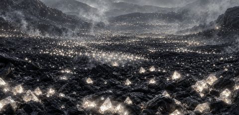White Ember Basin — printable digital art preview