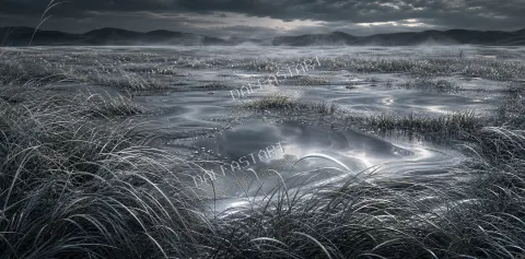 Pradera de Mercurio — printable digital art preview