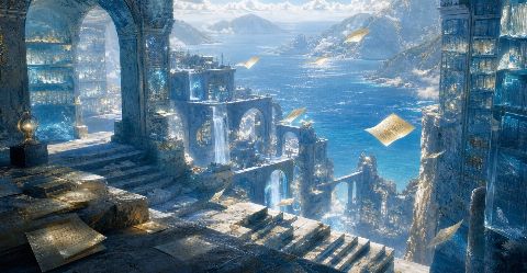 Archivo Celeste — printable digital art preview