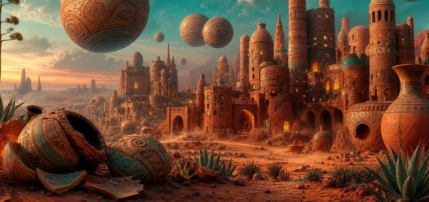 Celestial Terracotta — full preview