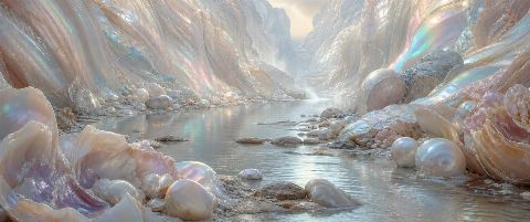 Pearl Canyon — printable digital art preview