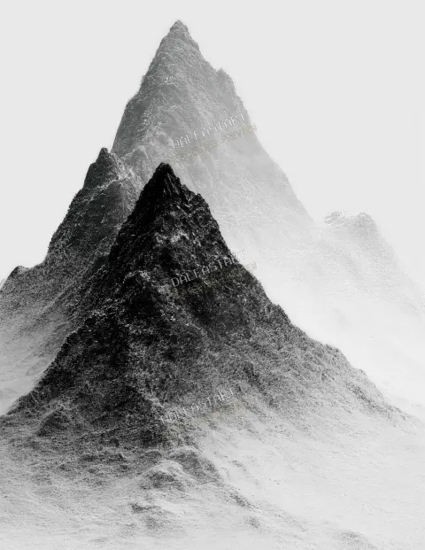 Dvojitý vrchol — printable digital art preview