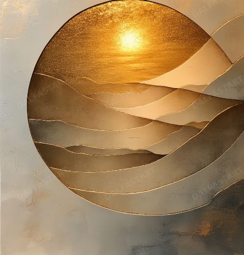 Ember Ridgeline — printable digital art preview