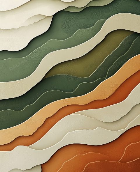 Terraced Light — printable digital art preview