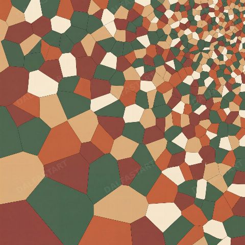 Woven Field — printable digital art preview