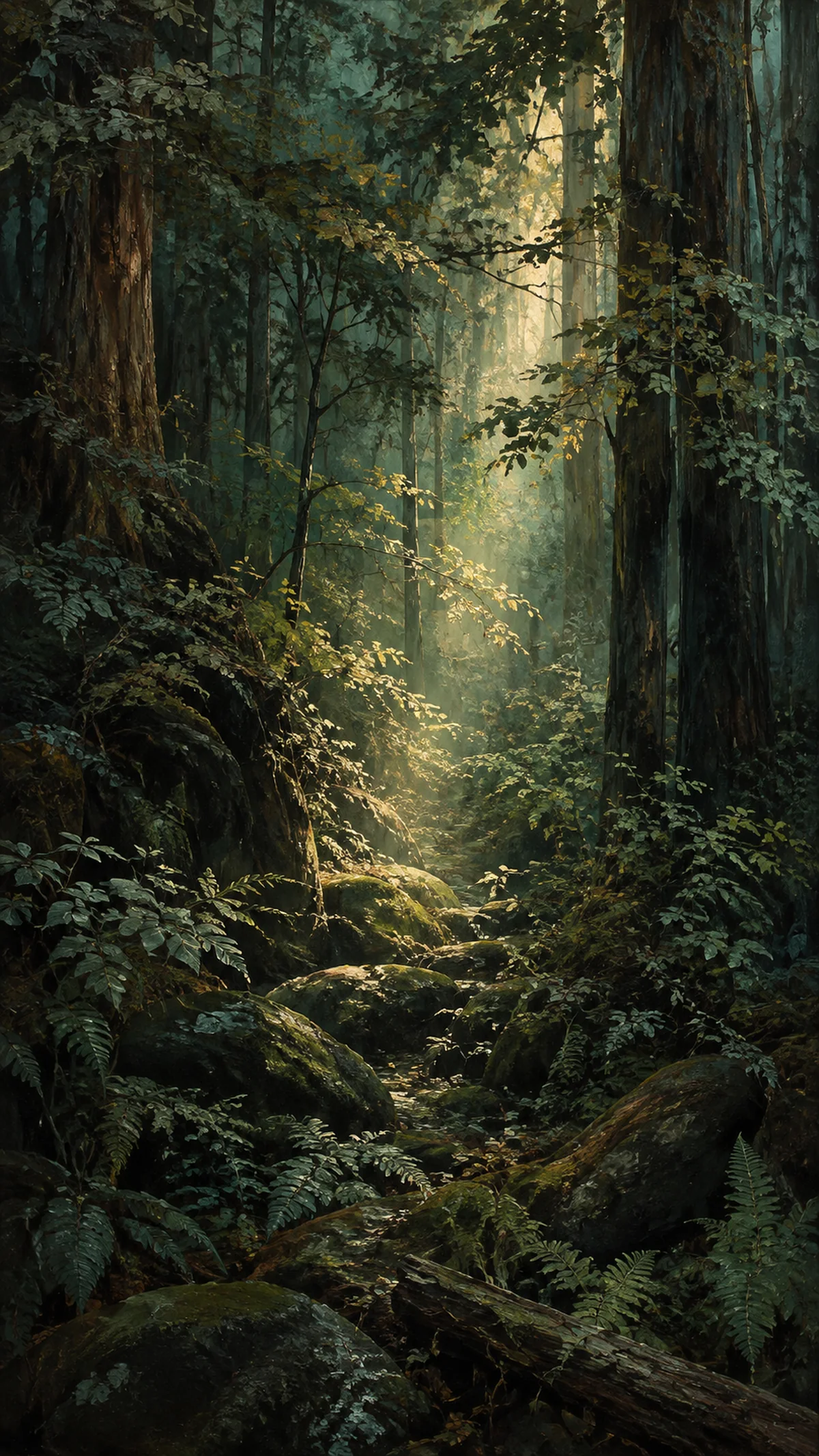 Understory Keeps the Light — printable digital art preview